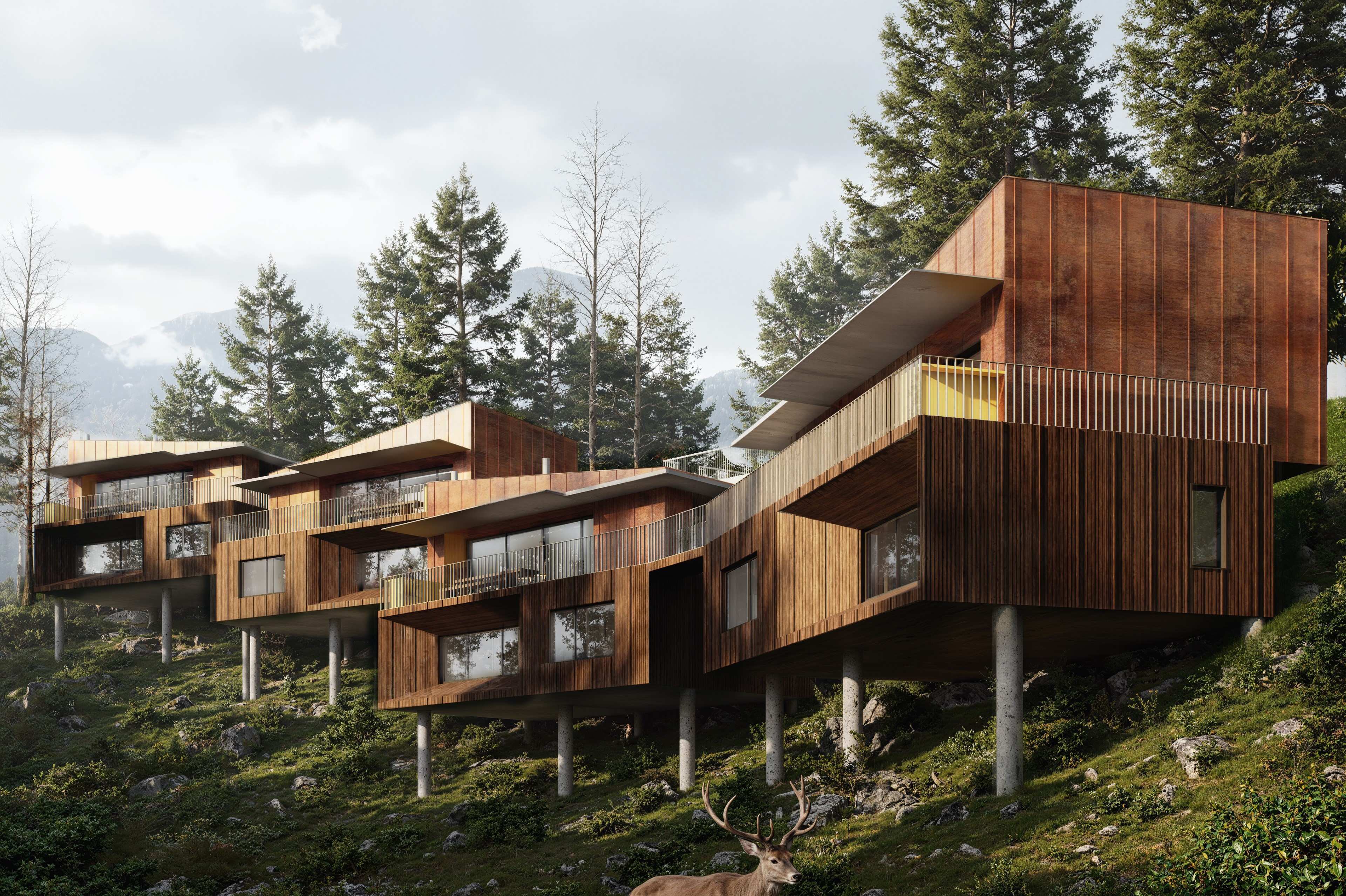 Nature-Integrated Housing Complex